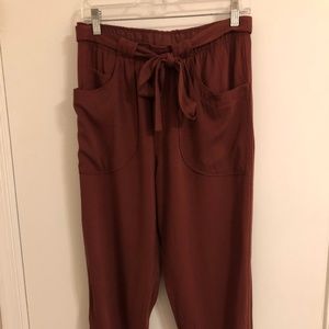 Anthropologie Dolan Tie Front Pants S